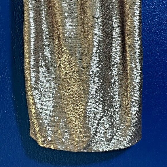 C/Meo Collective Sequence dress halter copper rose gold S Resolve ILLUMINATED - Picture 9 of 11